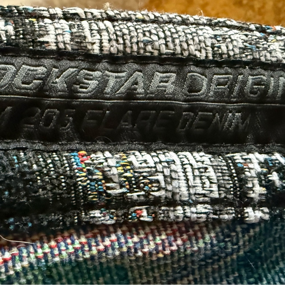 Rockstar Original Multicolor Patchwork Cargo Skin… - image 11